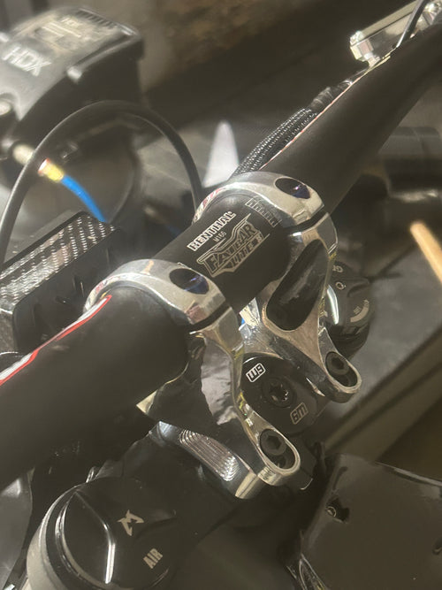 Polished Direct Mount + Titanium Bolt Kit (Set of 4)